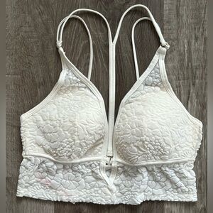 Victoria's Secret Small Floral White Bralette